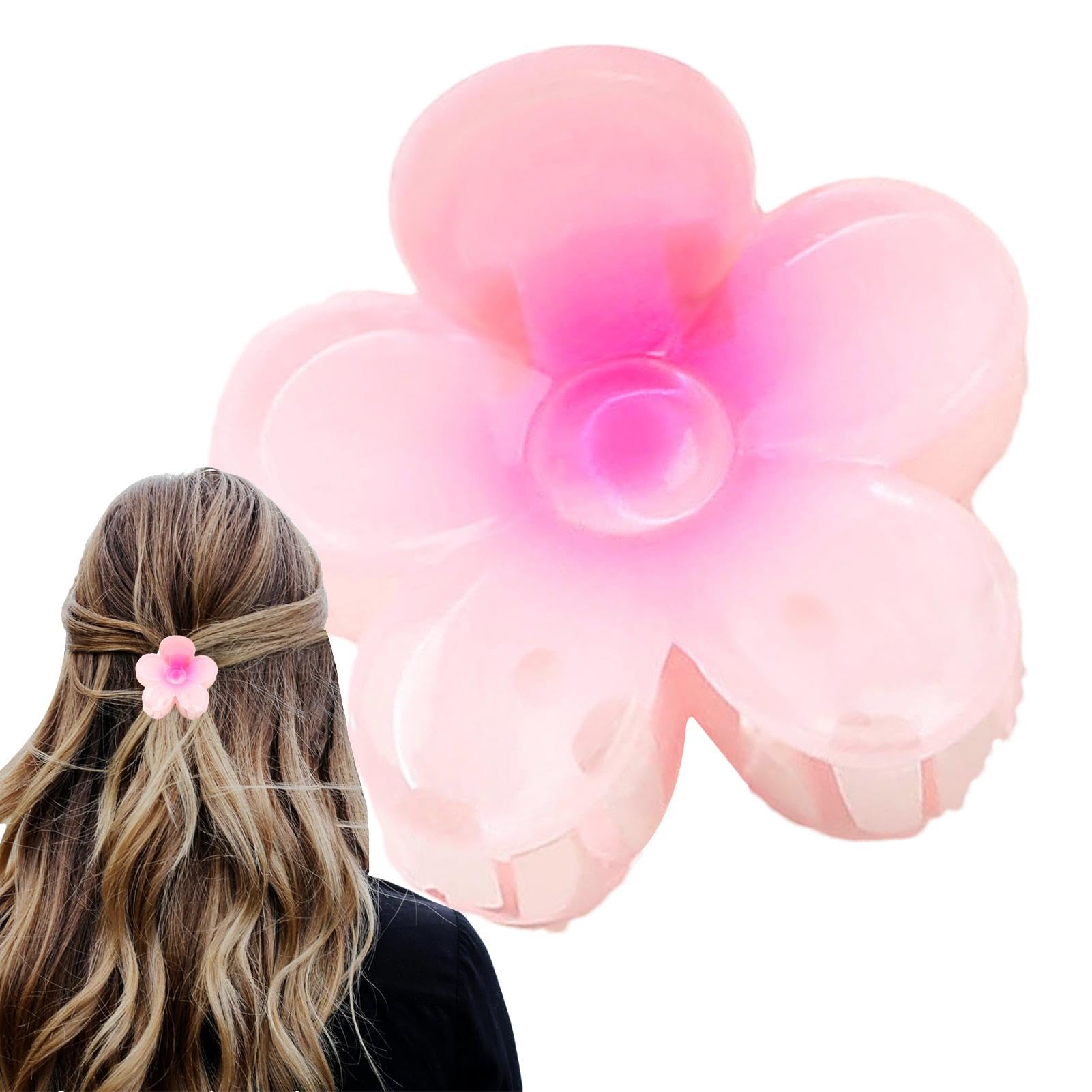6 Bunte Blumen-Haarspangen Von AMCAMI – Für Dickes & Dünnes Haar, Perfekt Für Strand, Festival, Party Oder Als Geschenk