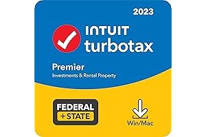 TurboTax Premier 2023 Tax Right Software and Tax Forms