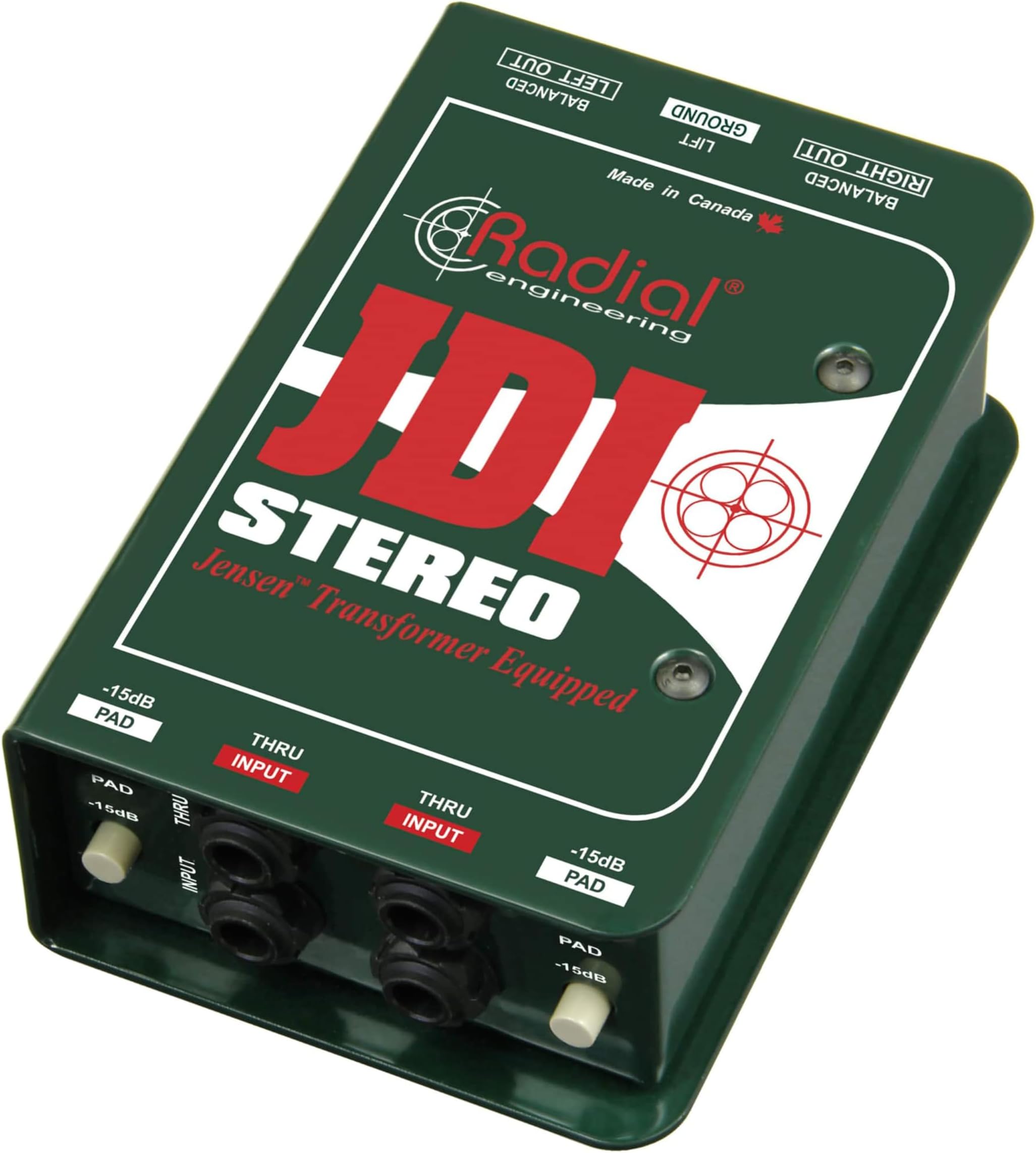 Radial JDI Stereo Premium Passive DI - DI Box