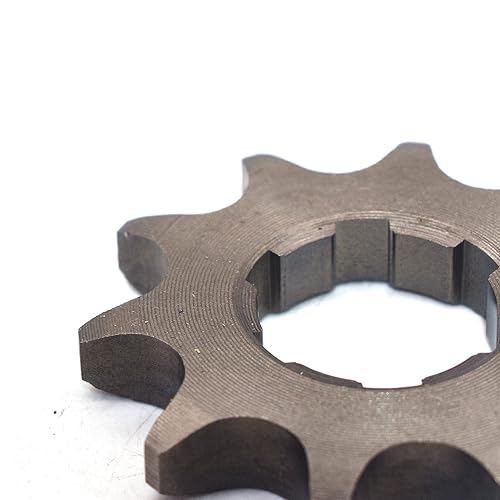 Miniatura 4 de 428-10T-0.669 in - Piñón de motor delantero para motocicleta se adapta a motocicletas de 50 cc, 70 cc, 110 cc, 125 cc, mini bicicleta ATV Quad