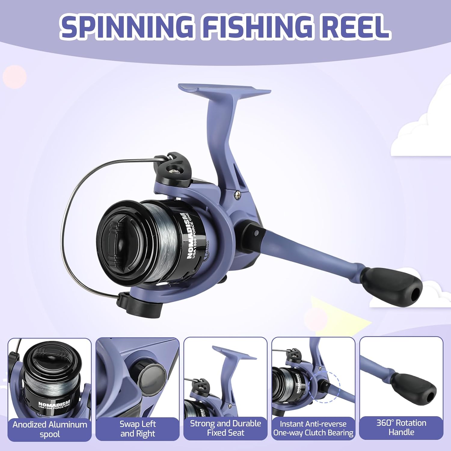Kids Fishing Pole Set, Portable Telescopic Fishing Rod and Reel Combo for for Boys Girls Youth Toddle Fishing Pole 【Ambidextrous】