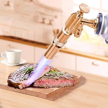 Amazon | 料理用ブロートーチ | ロックと調節可能な炎付きの強力