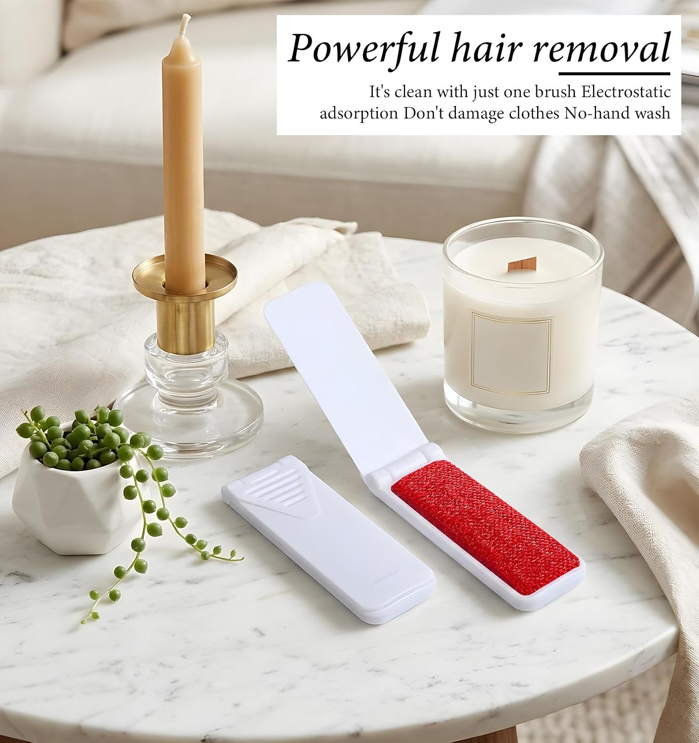 6 Pcs Travel Lint Brush, Mini Lint Remover for Clothes Reusable Travel Size Lints Roller Pet Hair Remover for Clothes, Furniture & Pet Hair, 7.1 x 1.2 Inches, Easy to Clean (3 Black + 3 White)