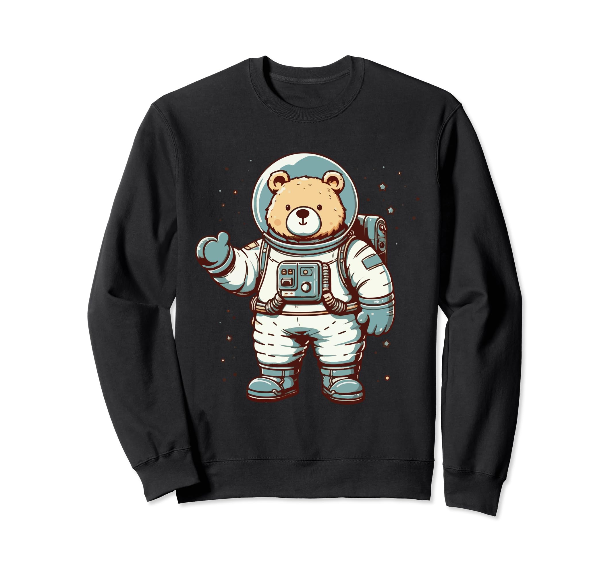 Amazon | 宇宙服を着た熊 - クマ宇宙飛行士 トレーナー | トレーナー 