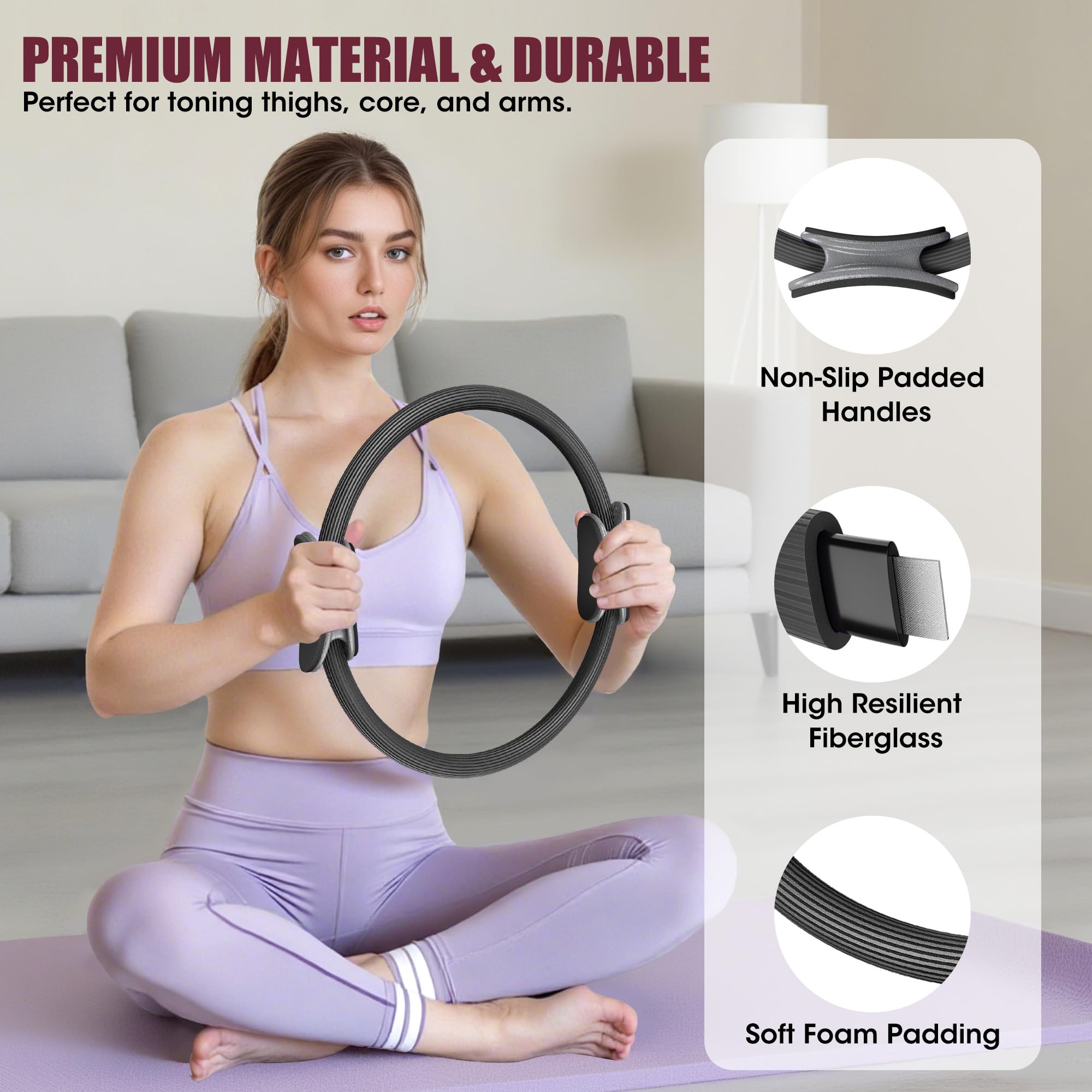 Amazon.com : ROSAPOAR Pilates Kit - 14