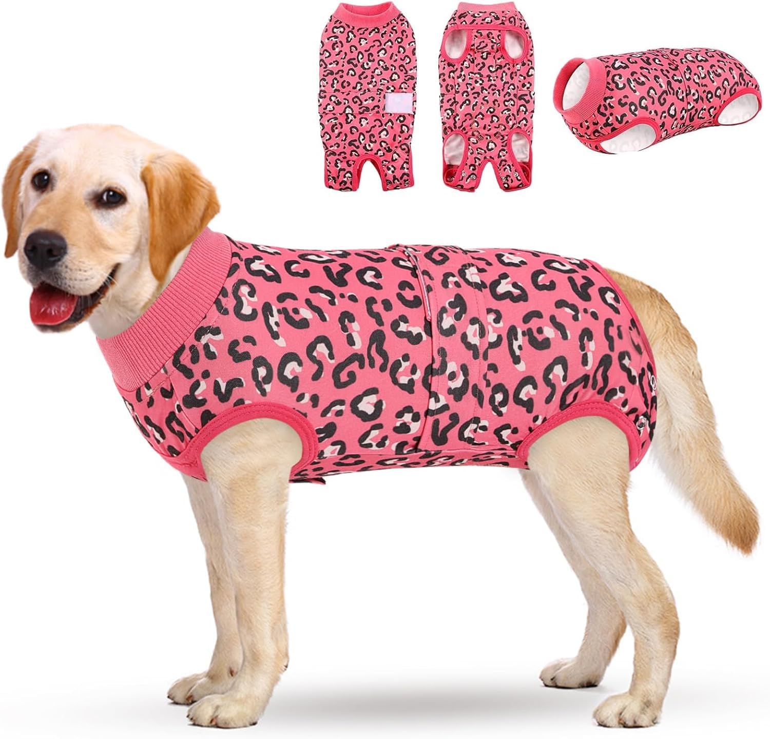 KOESON Lightweight &amp; Soft Surgery Recovery Suit for Large Dogs Female Male