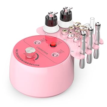 Diamond Microdermabrasion Machine Professional for Facial UNOISETION 3 in 1 Home Microdermabrasion Machine for Skin Exfoliating, Blackhead Removal, Spray Facial Moisturizing