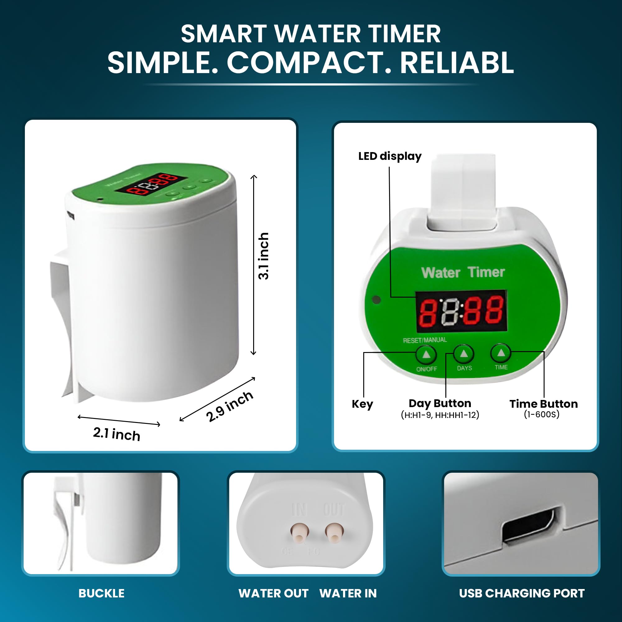 Automatic Plant Watering System - 12 Plant Drip Kit -3