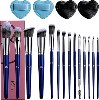 BS-MALL Juego de 14 brochas de maquillaje pro...