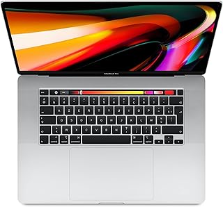 2019 Apple MacBook Pro with 2.3GHz Intel Core i9 (16-inch, 16GB RAM, 1TB SSD Storage) (QWERTZ German) Silver (Renewed)