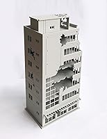Vista 1 de Outland Models Paisaje ferroviario Ciudad Ruina Edificio Dañado Abandonado Centro Comercial N Escala