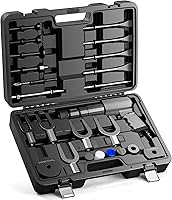 YSSNIUTOOL 25PCS Pneumatic Air Hammer Chisel Set 2100 BPM Quick Change Kit with Shovel Heads & Ball Joint Separator for Auto Repair