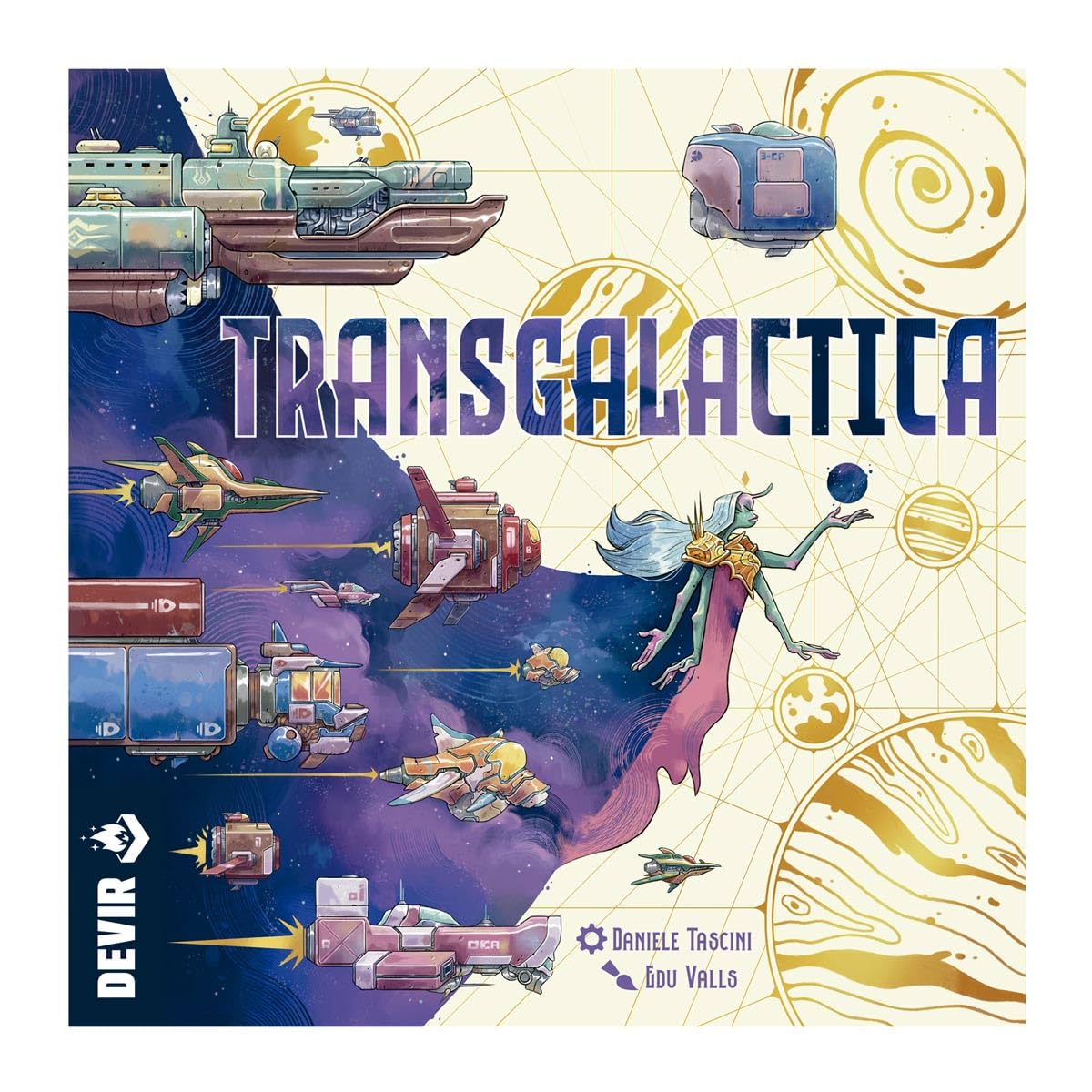 Devir - Transgalactica, Science-Fiction-Brettspiel, lustig und unterhaltsam (BGTRAML)