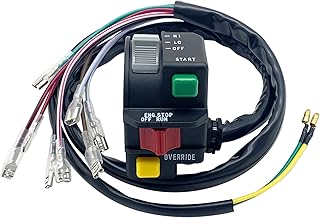 Left Handlebar Start Stop Override Headlight Switch for Polaris ATV 400L 6X6 Magnum 425 Scrambler 400 500 Sportsman 335 400 500 Trail Boss 250 Worker 335 Xplorer 300 400 500 Xpress 300 400 4110193