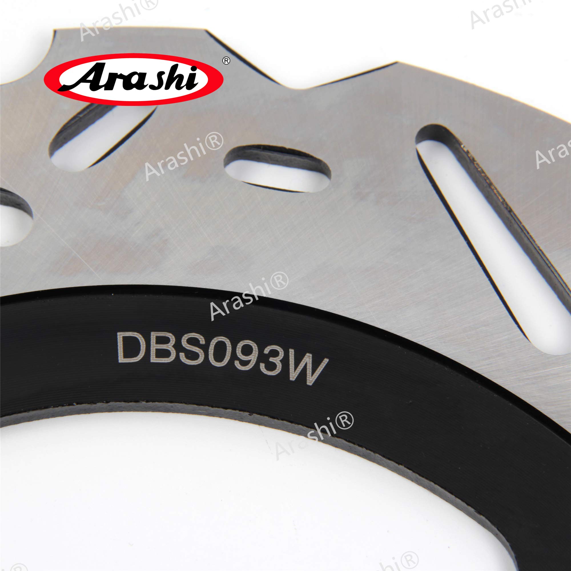 Disco Freno Posteriore Arashi Per Honda CB500, CBR500, CB500X, Rebel 500, CB650, Forza 750 - Acciaio Inox 420, Scanalato, Dissipazione Calore
