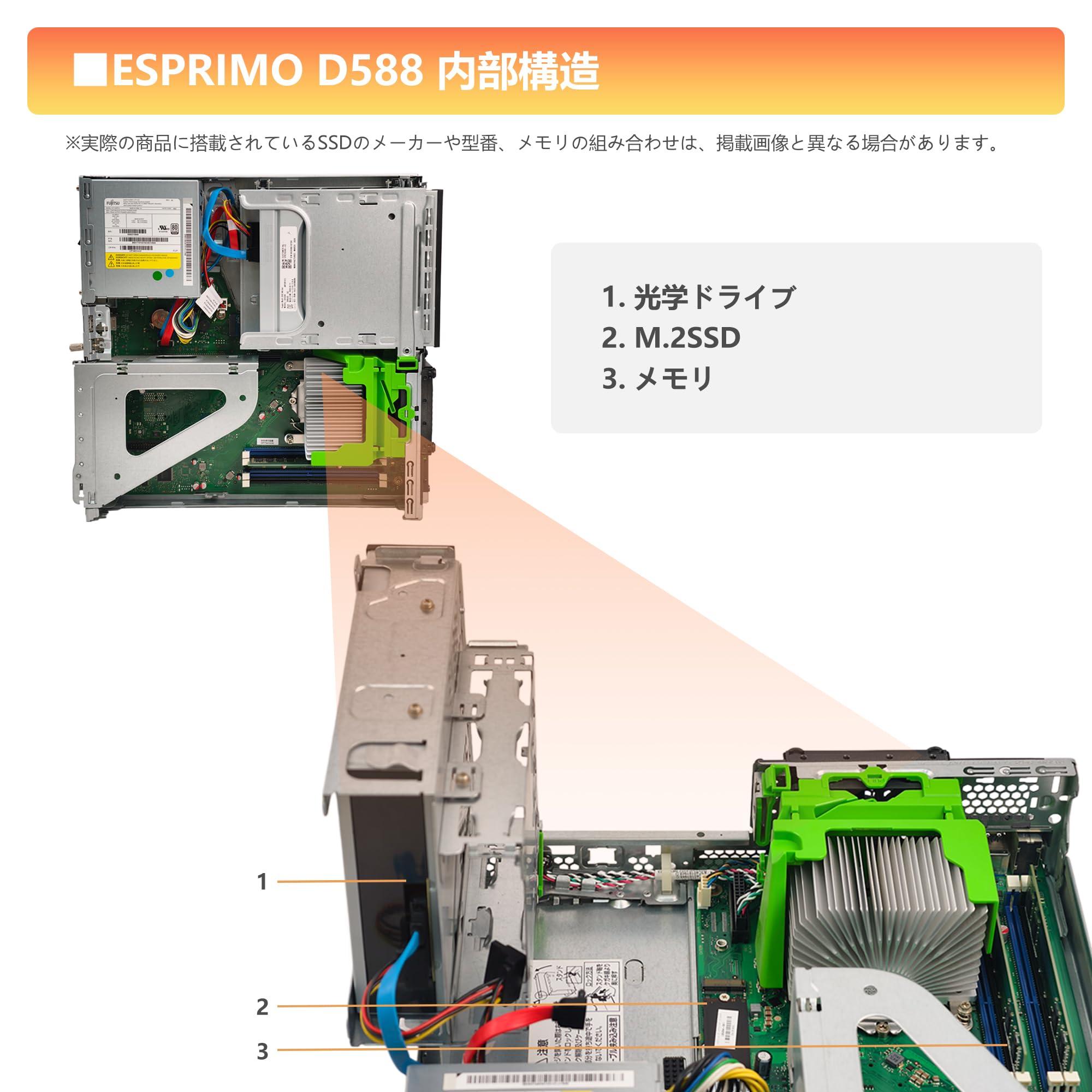 Amazon.co.jp: Fujitsu ESPRIMO D588 9th Generation Intel i3-9100