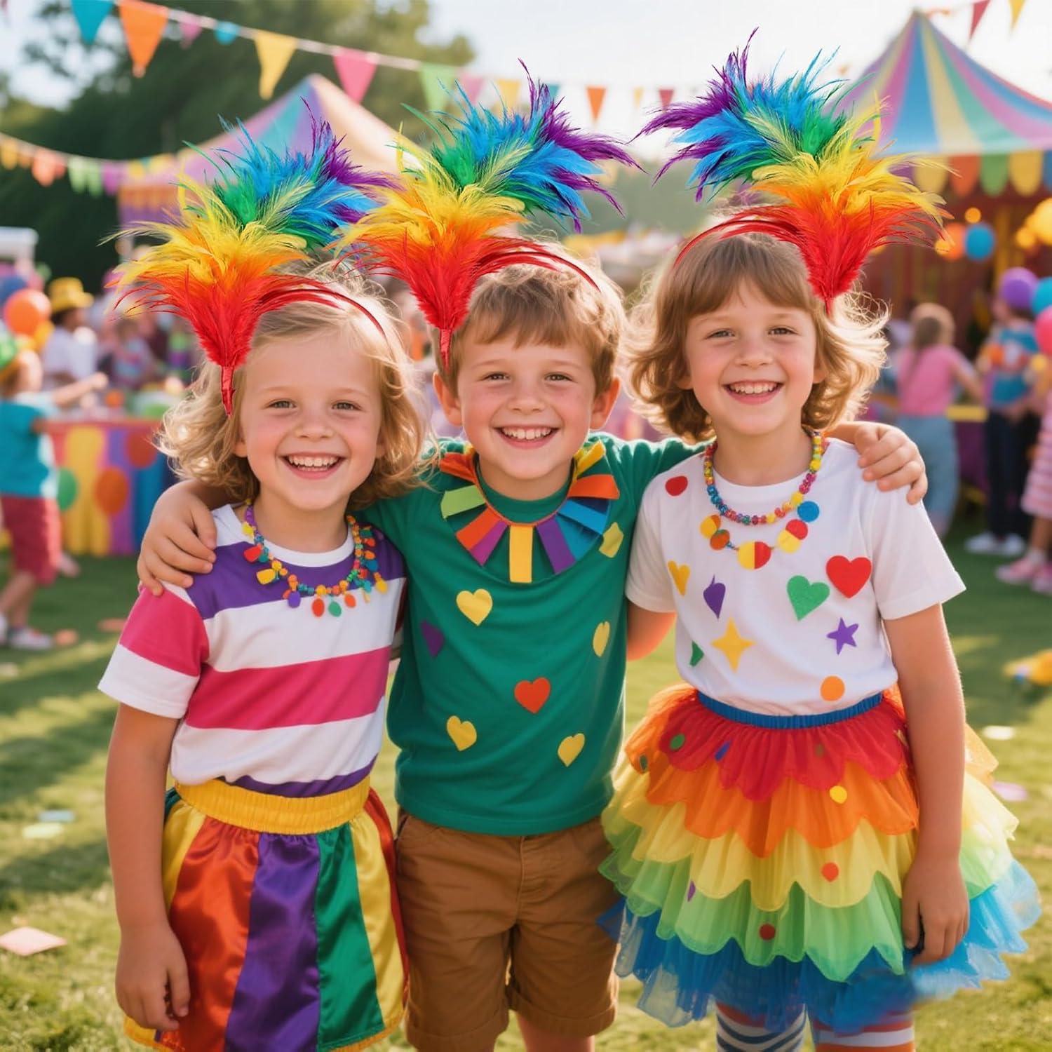 Feather Headband for Women Feather Fascinator Headband Cocktail Wedding Party - Image 7