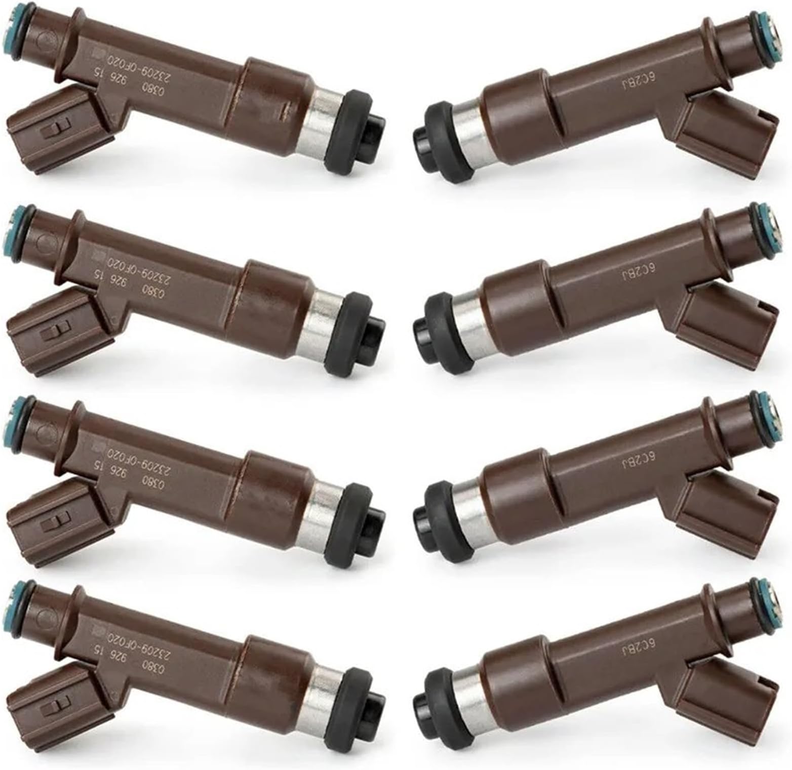 Fuel Injector 8 Pieces Fuel Injector Nozzle 232090F020 2325050060 for Toyota for Tundra for Sequoia for 4Runner for Lexus GX470 LX470 4.7L V8 Car Injector