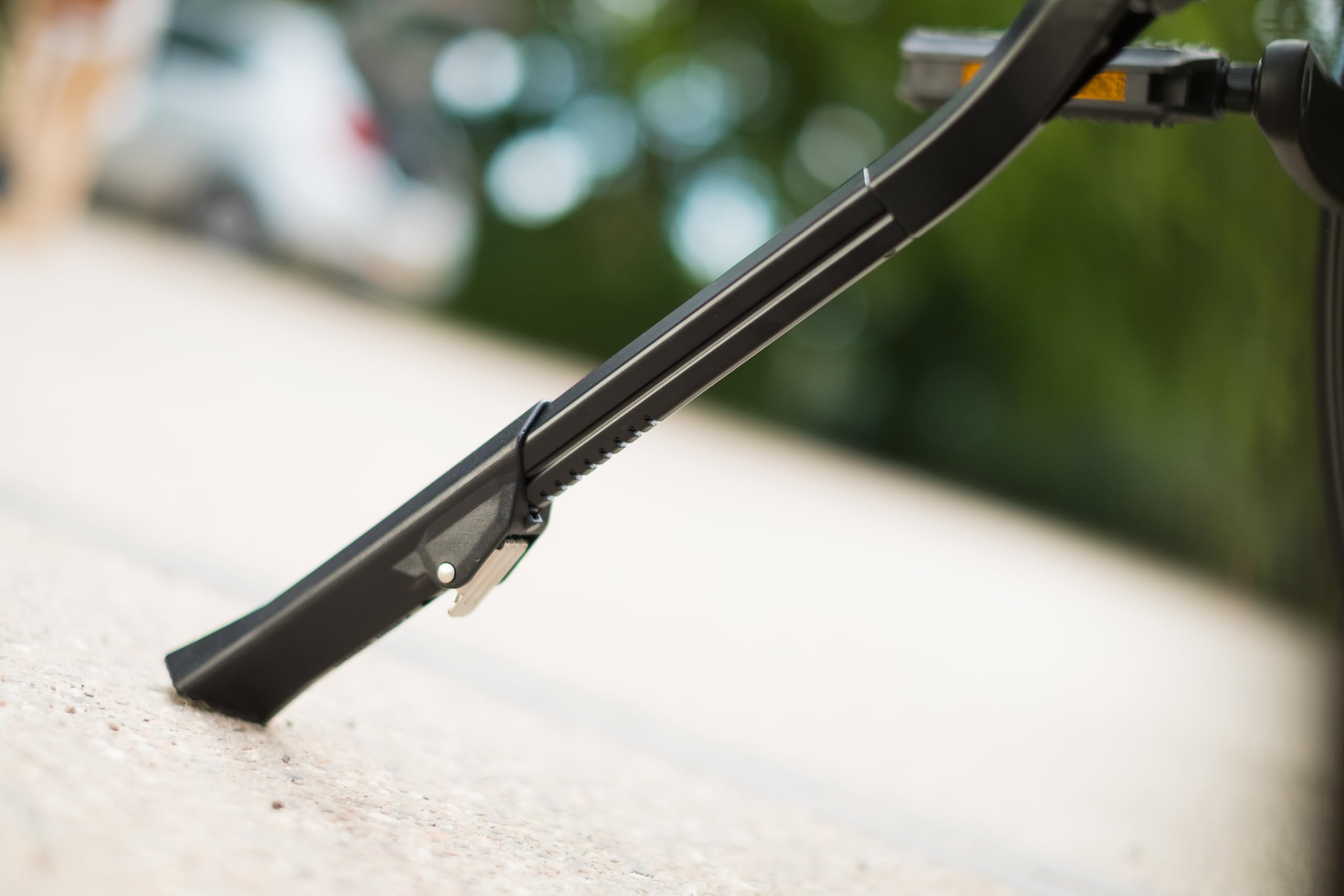 BBB BKS-08 Podpórka rowerowa UniKick Clampmount | 66-75 cm regulowana uniwersalna | MTB rower górski rower szosowy kolarstwo miejskie | mechanizm szybkiego składania | BKS-08