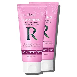 Rael Feminine Wash Soothing Gel to Foam for Women Intimate Care Clean Ingredients 4 4 Fl Oz Pack