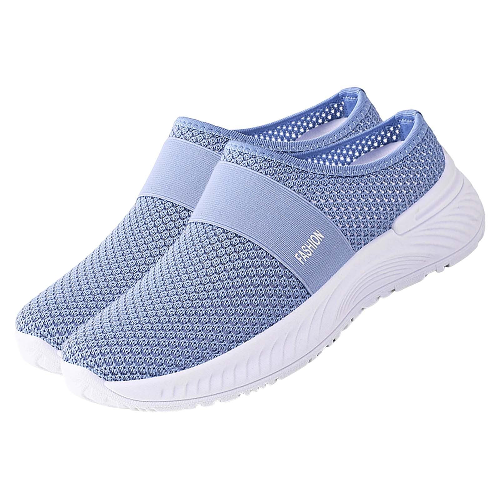 Baskets à enfiler pour femme tricotée pour pieds larges en 40 - 8