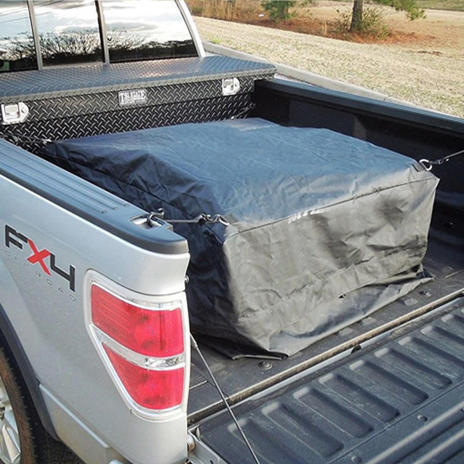 Sac de Transport pour Camion - Sac de Transport Haute Performance pour de Chargement de Camion, Sac de Toit Noir étanche, Support supérieur pour de Chargement de Pick-up, Sac de