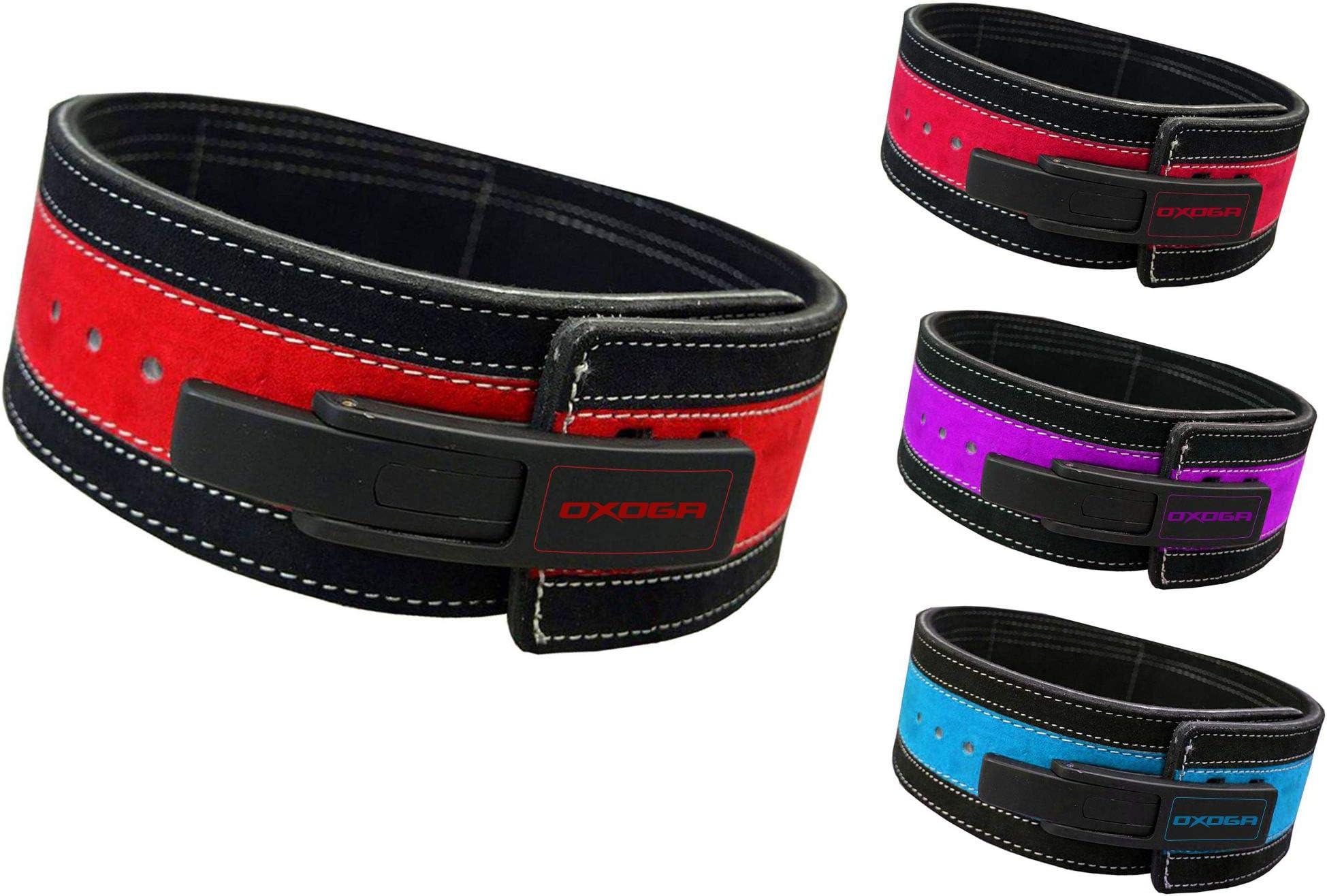 OXOGA For Weight Lifting Lever Belt Black/red OSLLB-3610, Other, adjustable