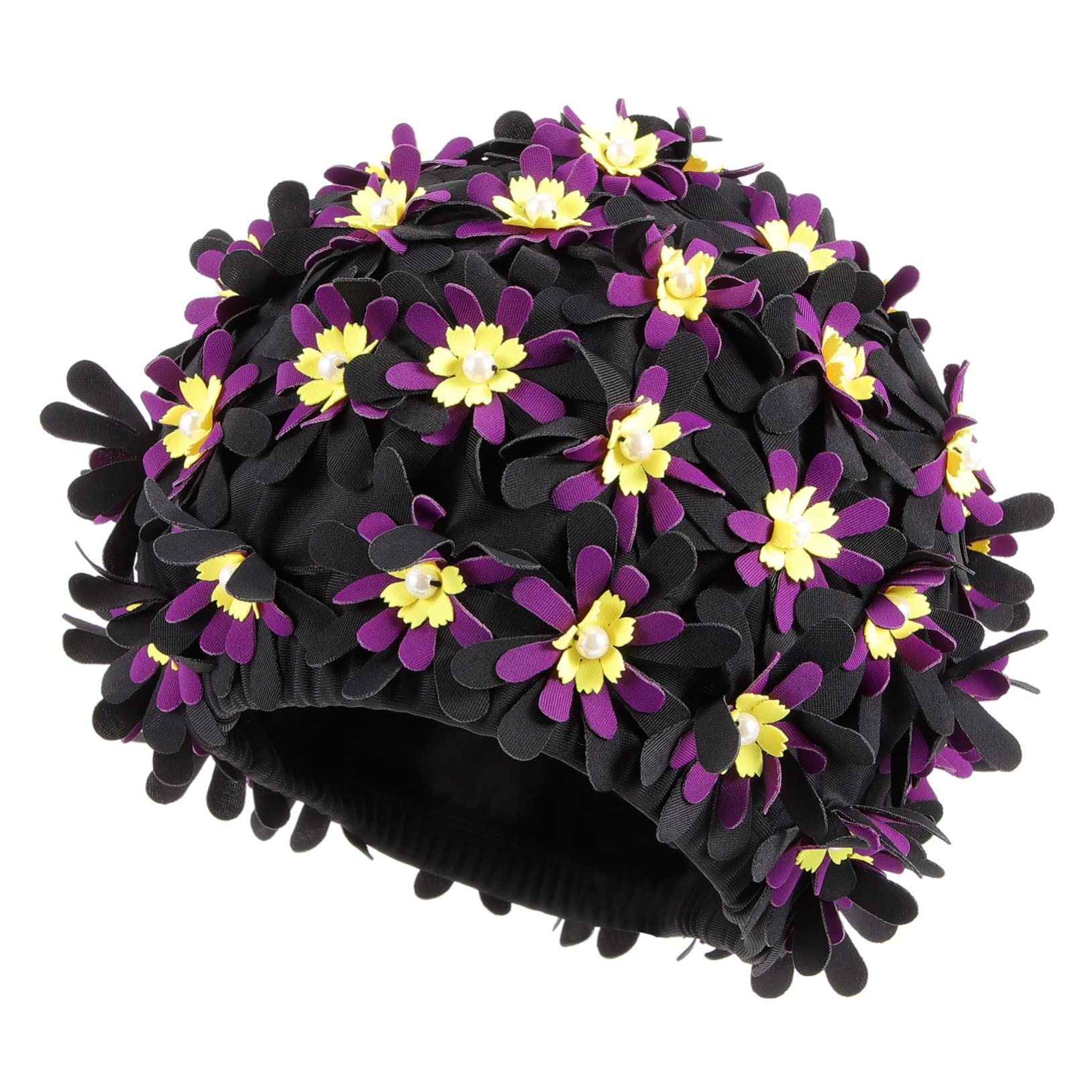 BESTonZON Aumentar La Flor Gorro De Natación Gorro De Natación para Cabello Gorro De Natación para Rastas Gorro De Natación para Mujeres Gorro De Natación Grande para Cabello Gorro De