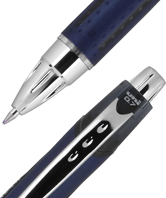 uni-ball Jetstream RT Ballpoint Pens, Fine Point (0.7mm), Black, 12 Count