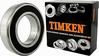 2PACK TIMKEN 6006-2RS Double Rubber Seal Bearings 30x55x13mm, Pre-Lubricated and Stable Performance and Cost Effective, Deep Groove Ball Bearings