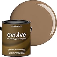 Vista 89 de EVOLVE Pintura e imprimación para interiores, cáscara de huevo (blanco alabastro), 1 galón, cobertura de una capa, excelente oculto, bajo contenido