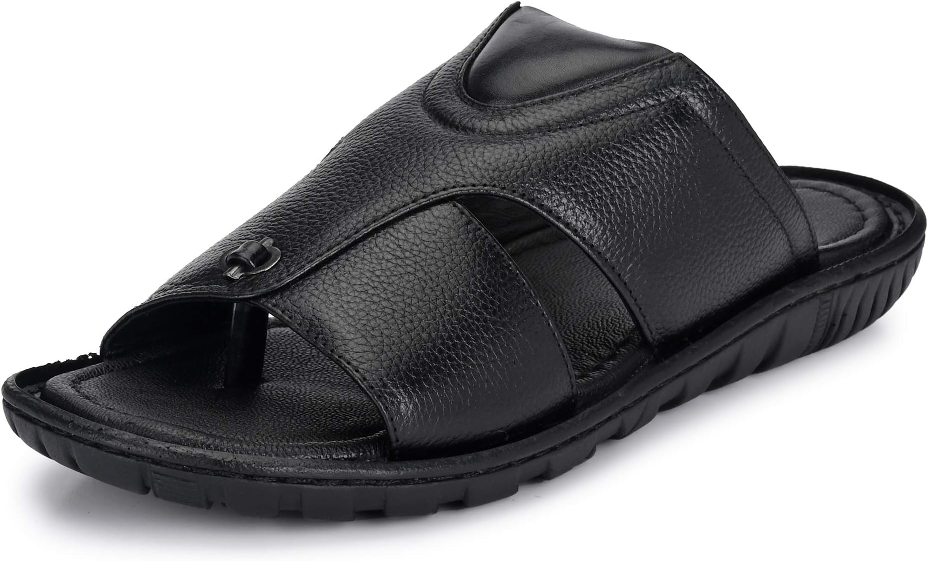 Men BWD 142 Leather Flip Flops Thong Sandals