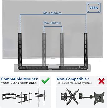 Amazon | Mount-It! TVスピーカーブラケット Sonos Arcサウンドバー