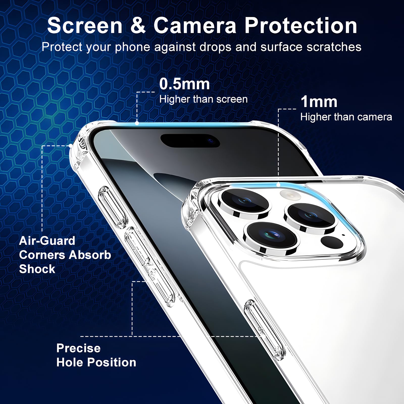 Custodia Trasparente Anti-Ingiallimento Per IPhone 16 Pro Max - Sottile, Morbida E Antiurto Con Supporto Ricarica Wireless - 2