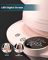 Vista 7 de Gooseneck Electric Kettle with ±1℉ Temperature Control for Pour Over Coffee & Tea, Quick Heating, BPA-Free Stainless Steel, Built-in Brew Timer