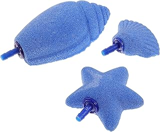 HEALEEP Pedra De Ar Para Tanque De Peixes 3 Peças Acessórios Para Tanque De Peixes Pedras De Ar Pequenas Para Aquário Pedra De Bolha De Aquário Pedra De Ar Pequena Concha Reguladora