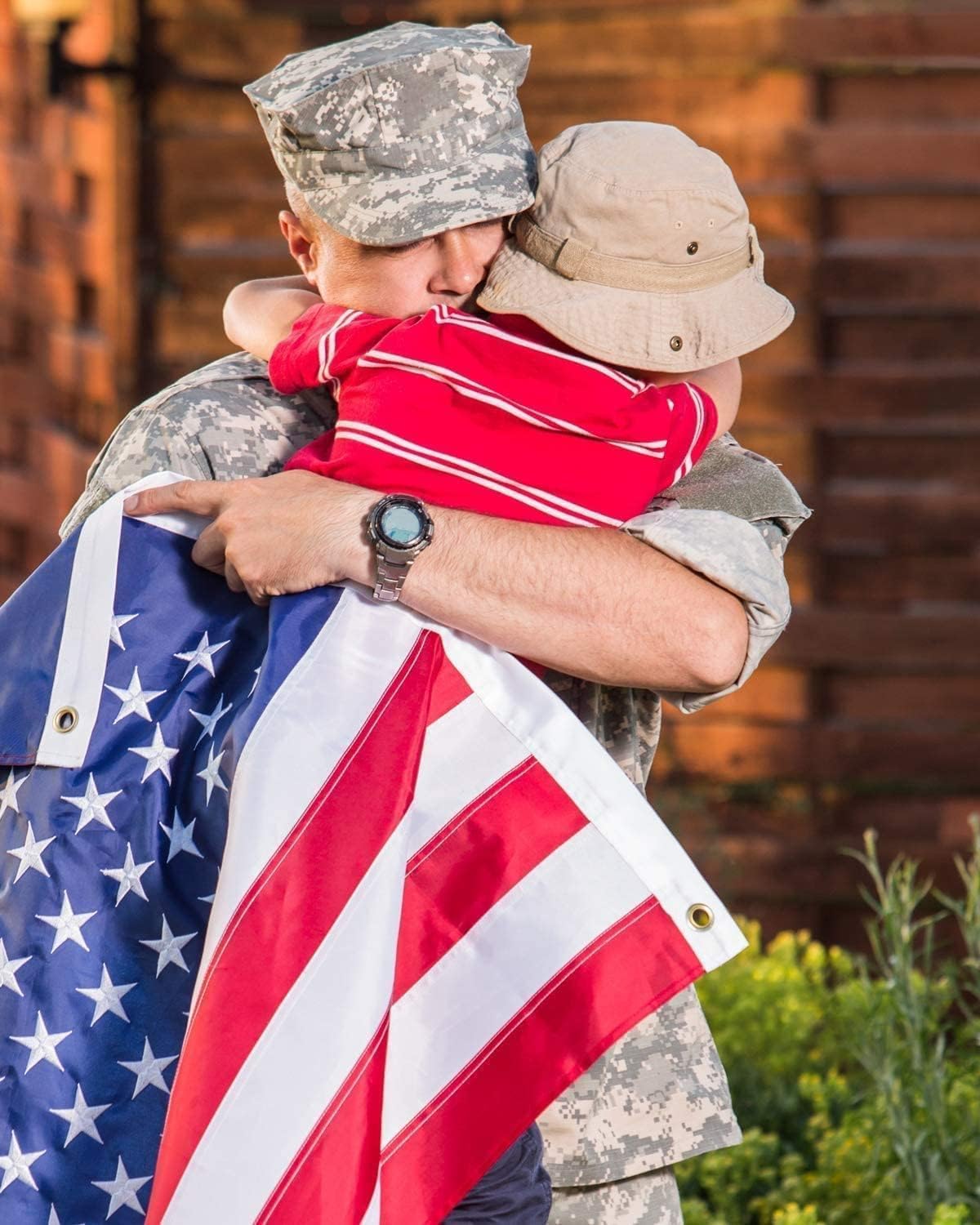3x5 American Flags for Outside Outdoor Heavy Duty, US Flag 3x5 ft, USA Flag for All Weather with Embroidered Stars and Sewn Stripes Brass Grommets - Image 6
