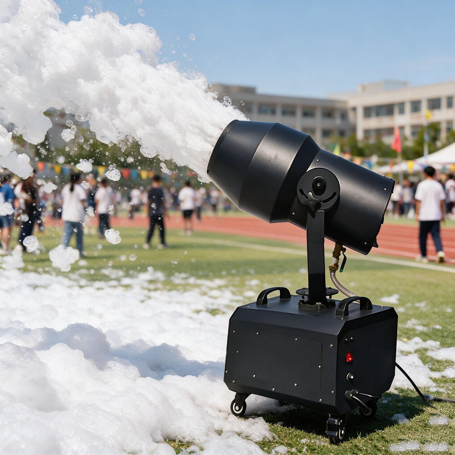 XueFulxion 2000w Metal Foam Machine Featuring Adjustable Spray Angle