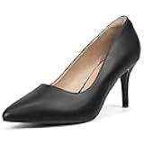 IN3 High Heels Pumps Closed Toe Heels Women's Pumps Stiletto Pointed Toe Dress Shoes Wedding Prom Bridal Work Office Bride Guest Trendy Dressy Fashion Comfortable Pump Shoes