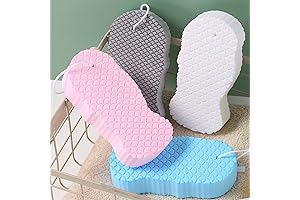 Painless Scrub Artifact, Exfoliating Bath Sponges for Gentle Exfoliation and Skin Rejuvenation