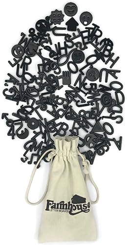 Miniatura 5 de Juego de letras negras para tableros de letras de fieltro intercambiables, 340 caracteres de 1 pulgada (incluye letras, símbolosemojis, números,