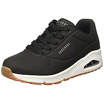 Skechers Uno Stand On Air, Scarpe da ginnastica Donna, Black Durabuck, 42 EU