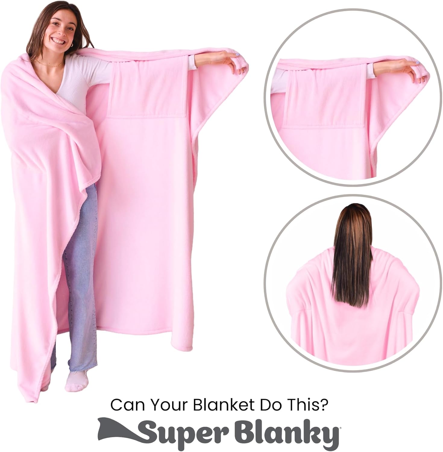 Wearable Blankets for Women, Adult Wearable Blanket Men, Valentine's Day Gifts for Her, Wife Birthday Gift Ideas - Image 7