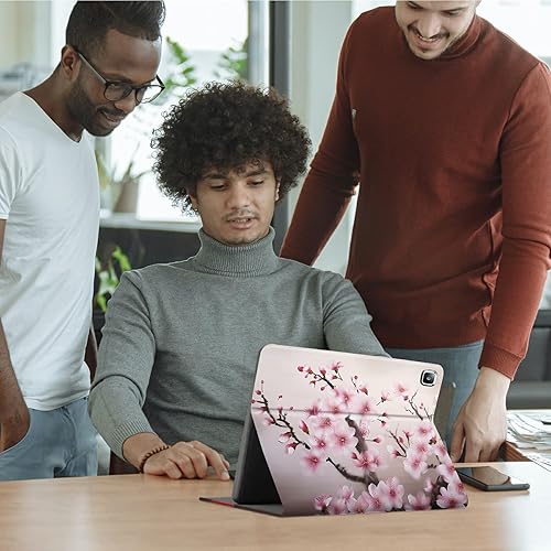Miniatura 27 de Funda protectora delgada de piel sintética para Samsung Galaxy Tab A8 de 10.5 pulgadas modelo 2022 [SM-X200/X205/X207], funda protectora delgada