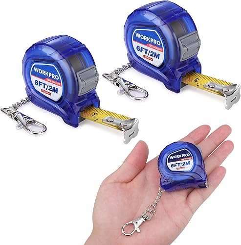 Mini Tape Measure, 2 Pcs 6FT Retractable Easy Reading - Sewing Gifts For Coworkers