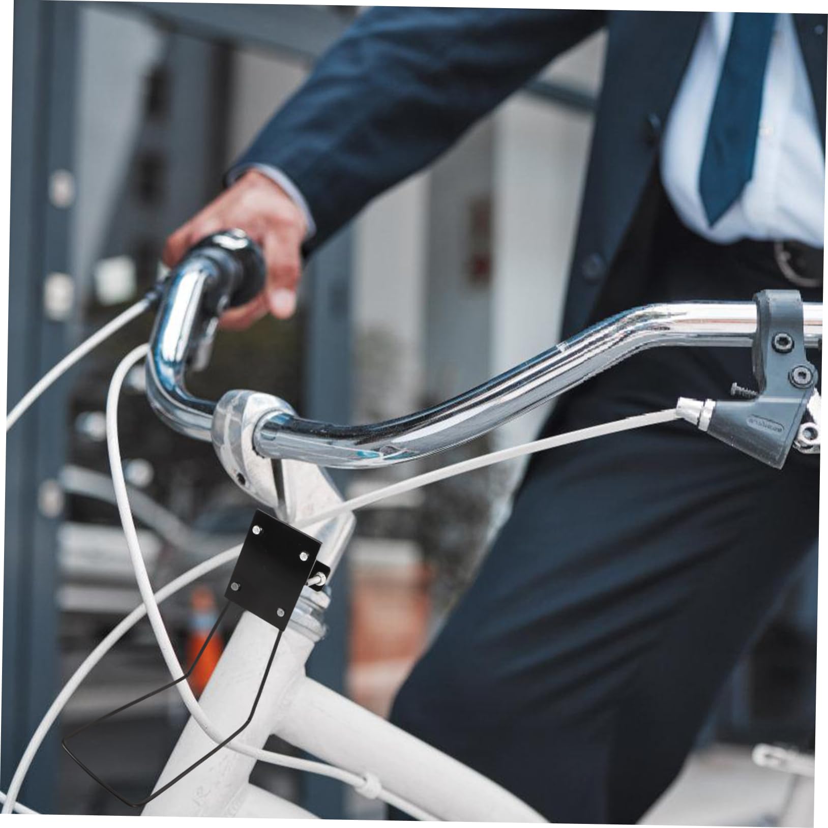 Totority Stainless Steel Bike Front Rack Fixed Bracket for Basket Easy Install Front Basket for Bicycle