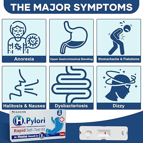 Miniatura 5 de H Pylori Kit de prueba 3 paquetes de prueba Helicobacter Pylori en el hogar Resultados en 10-15 minutos - Rápido y altamente preciso Fácil de usar y