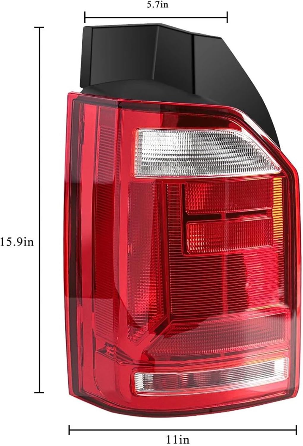 Car Rear Lamps Lens for Vw T6 for Multivan for Transporter 2015-2019 Tail Lights Cover Without Bulbs Taillight Housing