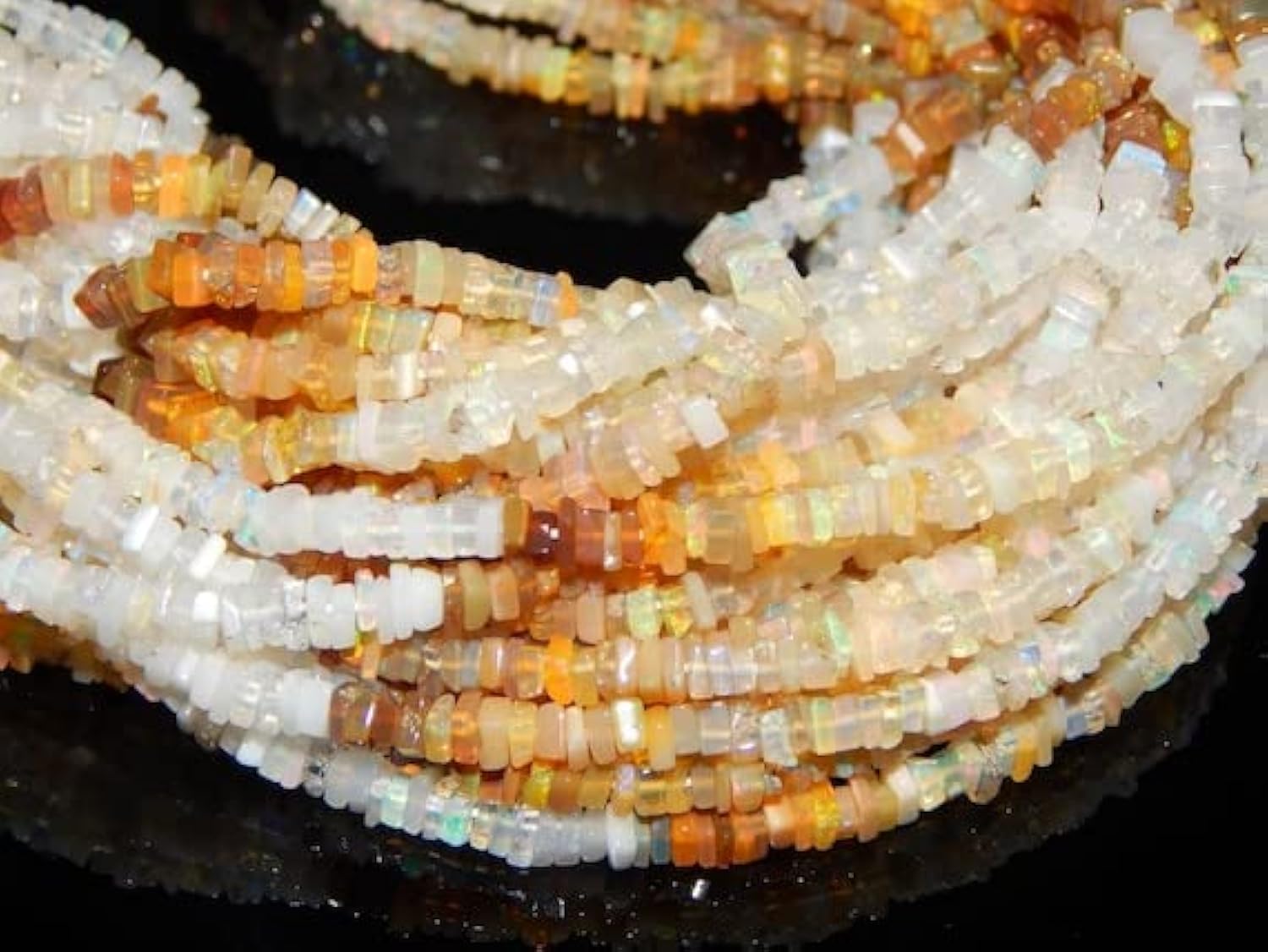 Lapis-lazuli naturel sans défaut : perles pneu lisses pour enfilage régulier