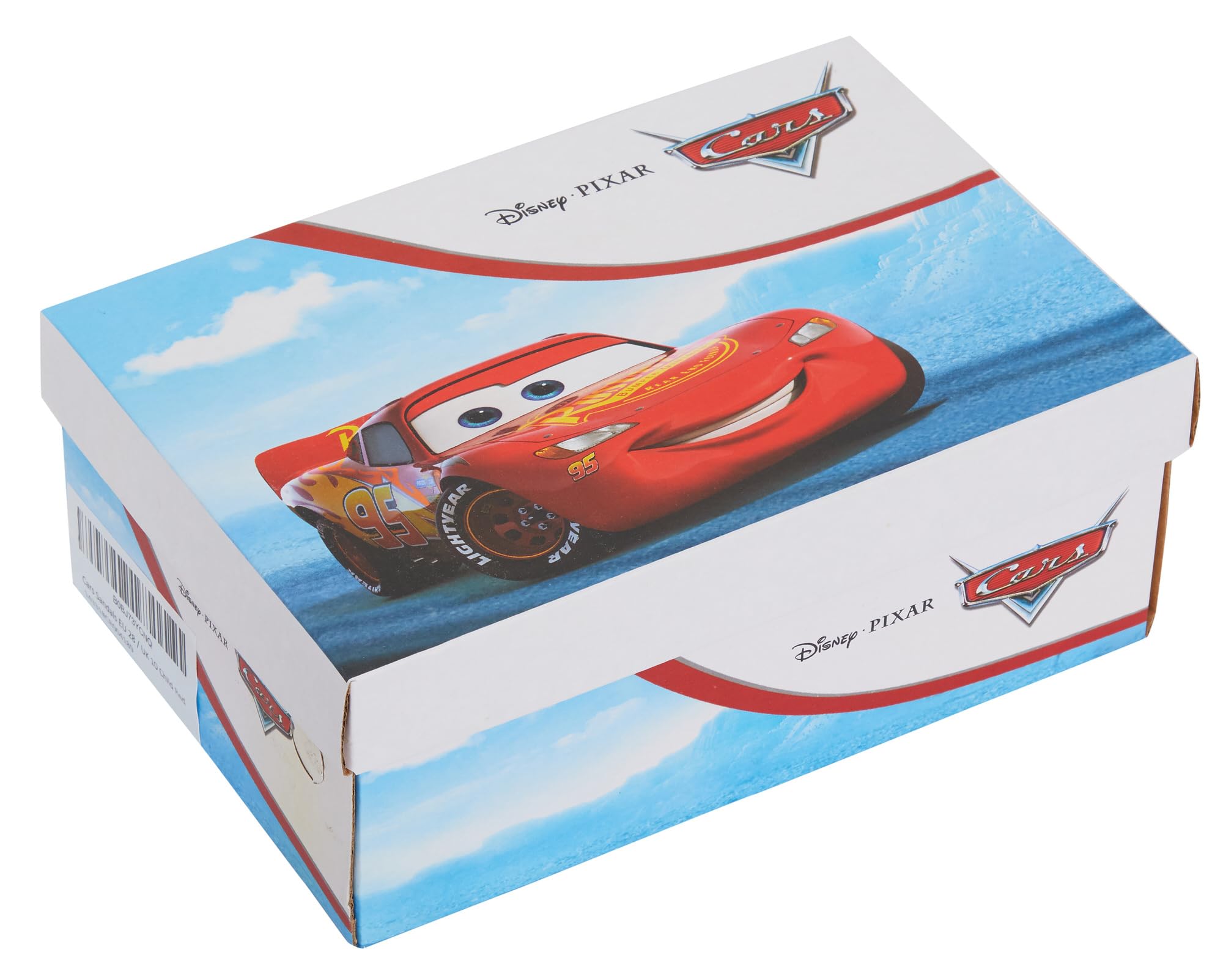 Sandalias Cars para niños, Chicos, Lightning Mcqueen, Sandalias Deportivas con Punta Cerrada, Zapatos de Caminar Abiertos.